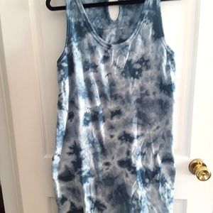 Womans Tie dye Tank Dress L